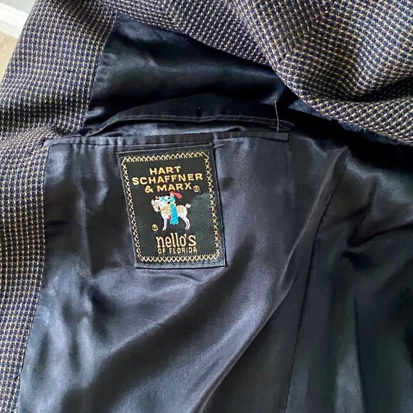 Hart Schaffner Marx 2 Button Wool Blazer Jacket Men's 42L - Picture 8 of 10